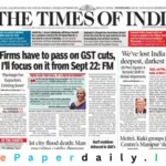Times of India ePaper PDF